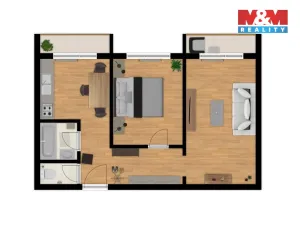 Prodej bytu 2+1, Bruntál, Dlouhá, 49 m2