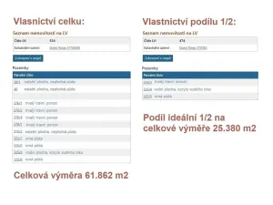 Prodej louky, Třebušín, 74552 m2