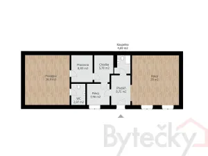 Pronájem kanceláře, Praha - Hlubočepy, Slivenecká, 96 m2