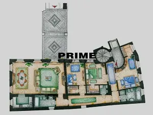 Pronájem bytu 4+1, Praha - Malá Strana, Vlašská, 178 m2