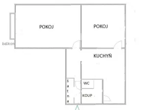 Pronájem bytu 2+1, Vamberk, Struha, 49 m2