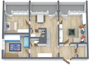Pronájem bytu 3+1, Most, U Věžových domů, 64 m2