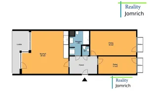 Pronájem bytu 3+kk, Liberec, Na Perštýně, 73 m2