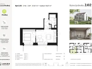 Prodej bytu 2+kk, Předboj, Ke Tvrzi, 38 m2