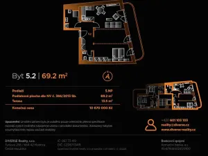 Prodej bytu 3+kk, Brno, Rostislavovo náměstí, 69 m2