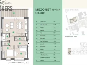 Prodej bytu 4+kk, Praha, 118 m2