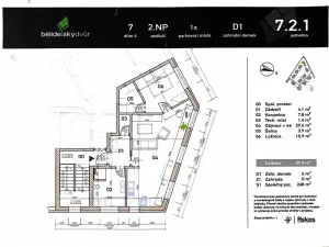 Pronájem bytu 2+kk, Olomouc, Roháče z Dubé, 57 m2