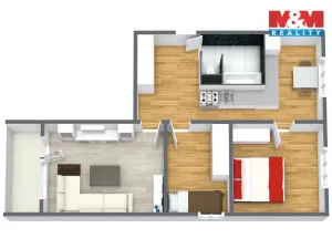 Prodej bytu 3+1, Sokolov, Seifertova, 68 m2