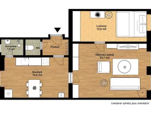 Prodej bytu 2+1, Olomouc, Českobratrská, 58 m2