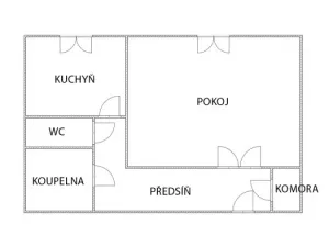 Pronájem bytu 1+1, Ostrava - Muglinov, Fojtská, 44 m2