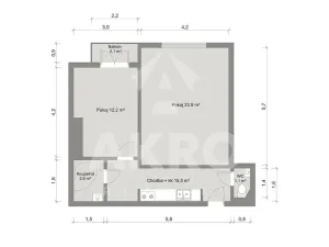 Prodej bytu 2+kk, Praha - Střešovice, Za Hládkovem, 47 m2