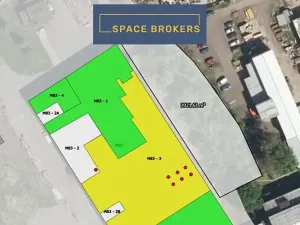 Pronájem komerčního pozemku, Pardubice, 6824 m2