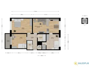 Prodej bytu 4+kk, Boskovice, Na Vyhlídce, 78 m2