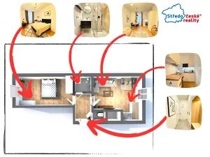 Pronájem bytu 2+kk, Praha - Vysočany, Prokopka, 53 m2