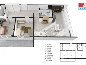 Prodej bytu 3+1, Slaný, Žižkova, 74 m2