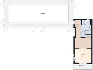 Prodej bytu 1+kk, Santa Maria, Kapverdy, 38 m2