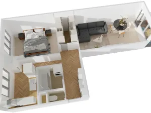 Pronájem bytu 2+1, Ostrava, Mánesova, 55 m2