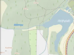 Prodej pozemku, Veliny, 1630 m2