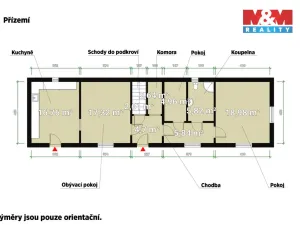 Prodej rodinného domu, Žebrák - Sedlec, 130 m2