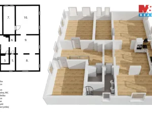 Prodej ubytování, Jiřetín pod Jedlovou, Žižkova, 285 m2