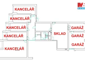 Pronájem kanceláře, Liberec - Liberec I-Staré Město, Vzdušná, 260 m2