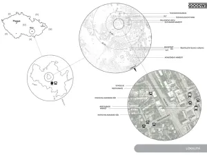 Pronájem bytu 1+kk, Brno, Královopolská, 42 m2