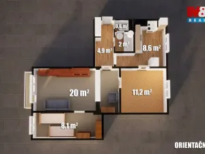 Prodej bytu 3+1, Šluknov, Rumburská, 63 m2