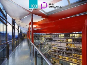Pronájem kanceláře, Praha - Karlín, Karolinská, 1551 m2