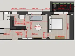 Pronájem bytu 2+kk, Kolín, Jeronýmova, 53 m2