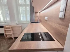 Pronájem bytu 1+kk, Praha - Holešovice, Františka Křížka, 26 m2