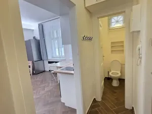 Pronájem bytu 1+kk, Praha - Holešovice, Františka Křížka, 26 m2