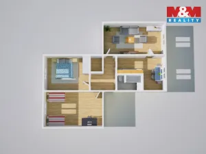 Prodej bytu 3+1, Ústí nad Labem - Neštěmice, Seifertova, 81 m2