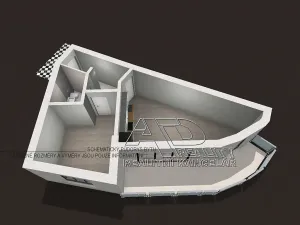 Pronájem bytu 2+kk, České Budějovice, Na Zlaté stoce, 50 m2