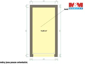 Pronájem garáže, Mariánské Lázně - Úšovice, 18 m2