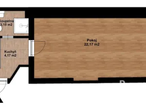 Prodej bytu 1+1, Hostinné, Dolní brána, 28 m2