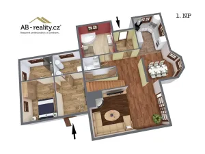 Prodej rodinného domu, Háj u Duchcova, Ke Knížáku, 243 m2