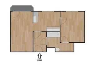 Pronájem bytu 2+kk, Brno - Slatina, Langrova, 64 m2