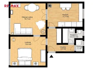 Pronájem bytu 2+1, Plzeň, Suvorovova, 53 m2