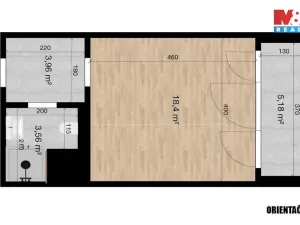 Pronájem bytu 1+kk, Liberec - Liberec XII-Staré Pavlovice, Šimáčkova, 32 m2