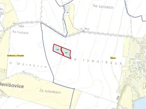 Prodej podílu pole, Jenišovice, 1656 m2