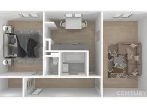 Pronájem bytu 2+1, Plzeň, Zahradní, 47 m2