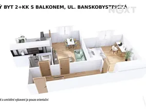 Prodej bytu 2+kk, Šumperk, Banskobystrická, 61 m2