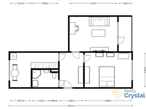 Pronájem bytu 2+1, Cheb, Lesní, 57 m2