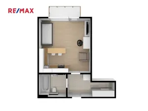 Prodej bytu 1+kk, Plzeň, V Zahrádkách, 39 m2