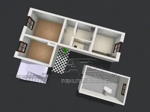 Pronájem atypického bytu, České Budějovice, 54 m2