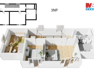 Prodej rodinného domu, Mnichovice - Božkov, Nad rybníkem, 312 m2