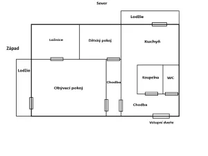 Prodej bytu 3+1, Pardubice, Karla IV., 76 m2