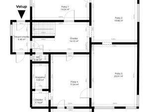 Prodej rodinného domu, Hořice, Riegrova, 720 m2