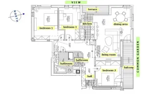 Pronájem bytu 4+kk, Praha - Vinohrady, Italská, 134 m2