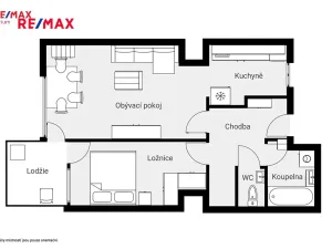 Pronájem bytu 2+kk, Praha - Stodůlky, Petržílkova, 53 m2